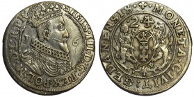 Zygmunt III Waza, Ort Gdańsk 1624/3 - PR•

Data przebita z 1623 roku. Wariant rewersu z dwukropkiem po CIVIT.
Tło awersu nienaturalnie wygładzone z...