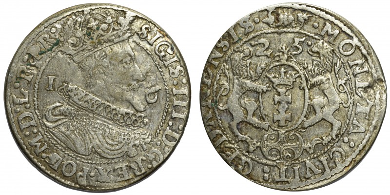 Zygmunt III Waza, Ort Gdańsk 1625 PR•

PR• kończy napis otokowy. 
Ładny rewer...
