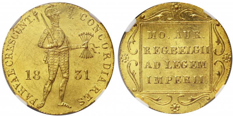 Powstanie Listopadowe, Dukat Warszawa 1831 - NGC MS61

Odmiana z kropką przed ...