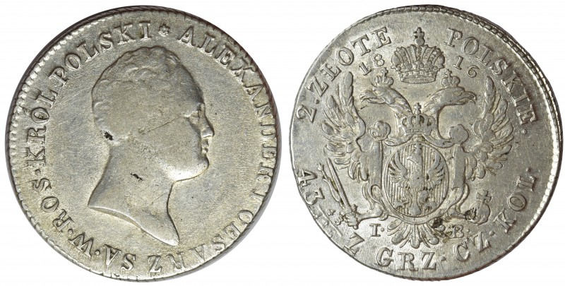Królestwo Polskie, 2 złote 1816 IB - Warszawa

Przyjemny egzemplarz. Sporo świ...