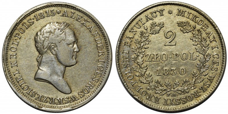 Królestwo Polskie, 2 złote 1830 FH - Warszawa

Zdecydowanie ponadprzeciętnie z...