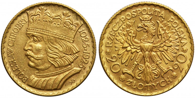 Chrobry 20 złotych 1925

 
POLISH COINS The Second Republic Poland Polen Pola...