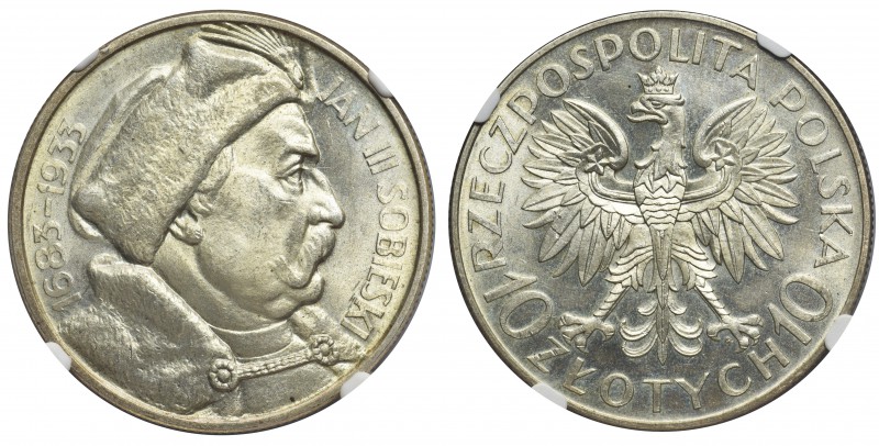 Sobieski 10 złotych 1933 - NGC MS65

Zjawiskowa sztuka. Ostry detal i doskonal...