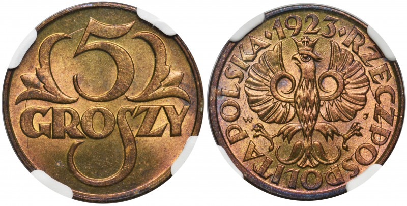 5 groszy 1923 - NGC MS66 - tylko jeden oceniony wyżej

Wyśmienity egzemplarz z...