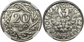 20 groszy 1923 - NGC MS65+
20 groszy 1923 - NGC MS65+

 
Menniczy egzemplarz. Plus od NGC oznaczający, że jest to egzemplarz na pograniczu 65/66. ...