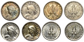 ZESTAW - Żniwiarki - 4 szt. - 2 złote 1924/5

Zestaw czterech żniwiarek: 2 złote 1924 (2), 2 złote 1925(2) 
Niektóre z bardzo dobrym detalem, ale r...