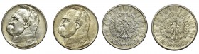 ZESTAW - 2 szt. Piłsudski 10 złotych 1934

Obiegowe stany rzadszego rocznika. 


POLISH COINS The Second Republic Poland Polen LOT

Grade: VF