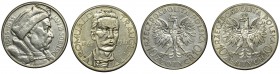 ZESTAW - 2 szt. Sobieski i Traugutt

Obiegowe stany. 
Razem 2 sztuki. 
POLISH COINS The Second Republic Poland Polen LOT

Grade: VF