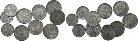ZESTAW - 10 szt. - Grosze Generalnej Guberni

Mennicze i okołomennicze stany zachowania. 
3x 1gr, 7x 10gr. Razem 10 sztuk.
POLISH COINS General Go...