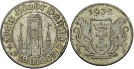 Wolne Miasto Gdańsk - 5 guldenów 1932 Kościół

Reszta połysku pod patyną. Ryski. 
POLISH COINS Poland Polen Danzig Germany Deutschland Poland Polen...