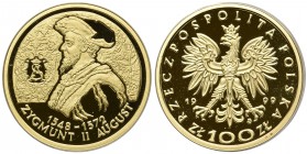 Zygmunt II August - 100 złotych 1999

Pięknie zachowane. 
Dołączone pudełko oraz certyfikat. 

POLISH COINS Poland Polen Commemorative Coins Pola...