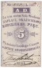 Apteka Hrubieszowska - 5 kopiejek srebrem 1861 z podpisem

Egzemplarz wydany z numerem oraz podpisem. 

NOTGELDS|Emergency Paper Money Poland Pole...