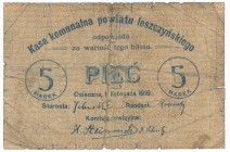 Osieczna Kasa Komunalna - 5 marek 1919

NOTGELDS|Emergency Paper Money Poland Polen

Grade: VG
Literature: Podczaski P-124.2