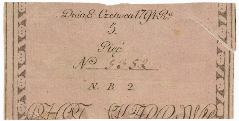 5 złotych 1794 N.B.2 - GŁÓWKA- znakomita proweniencja - DUŻA RZADKOŚĆ

Ogromne...