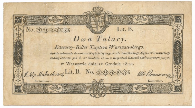 2 talary 1810 bez stempla - Małachowski - rzadki i piękny

Znacznie rzadsza i ...