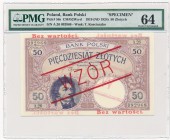 50 złotych 1919 Wzór A.26 - PMG 64 wyśmienity i rzadki

Rzadki wzór, charakterystycznego banknotu z prestiżowej emisji z datą 1919. Ceniony w wersji...