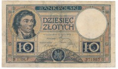 10 złotych 1924 II EM F - rzadki

Typologicznie bardzo rzadki banknot. 
Egzemplarz po pełnej renowacji z uzupełnieniem ubytków oraz punktowaniem wy...