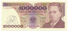 1 milion złotych 1991 -A-

Emisyjny stan zachowania. 
POLAND POLEN Poland Polen

Grade: UNC
Literature: Miłczak 189a