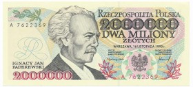 2 miliony złotych 1993 -A-

Emisyjny stan zachowania. 
POLAND POLEN Poland Polen

Grade: UNC
Literature: Miłczak 195a