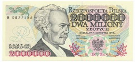 2 miliony złotych 1993 -B-

Emisyjny stan zachowania. Jedynie minimalne, zanikające zagięcie na lewym, górnym narożniku. 
POLAND POLEN Poland Polen...