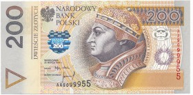 200 złotych 1994 -AA- ładny numer

Stan emisyjny. 
POLAND POLEN Poland Polen

Grade: UNC
Literature: Miłczak 200a