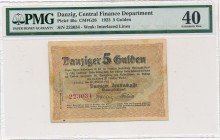 Gdańsk 5 guldenów 1923 - PMG 40 - RZADKIE

Nie licząc jednego guldena z emisji październikowej, wszystkie guldeny z pierwszej emisji są bardzo rzadk...