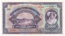 Czechosłowacja - 5.000 koron 1920 - SPECIMEN

Perforated 'Specimen'
Perforacja specimen. 
Stan bankowy.
World Paper Money Czechoslovakia Tschecho...