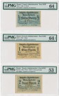 Memel - French Administration - Lot of 3 pieces - 1/2 - 2 mark 1922 - PMG 53/64
Memel (Kłajpeda) ZESTAW 1/2 - 2 marki 1922 - PMG 53-64 - 3 sztuki

...