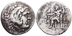 Kings of Macedon. Alexander III 'the Great', 336-323 BC. AR, Tetradrachm. 16.35 g. - 30.88 mm. Posthumous issue of Aspendos, Dated CY 11 (Circa 202/1 ...