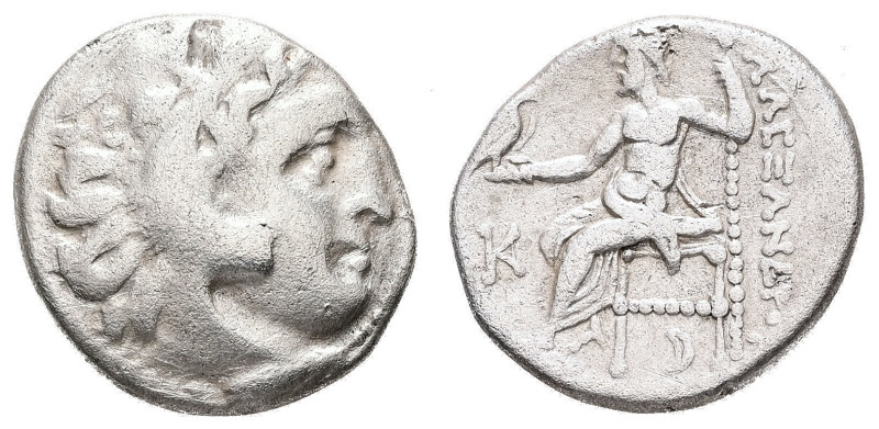 Kings of Macedon. Alexander III "the Great", 336-323 BC. AR, Drachm. 3.75 g. - 1...