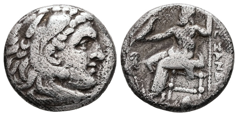 Kings of Macedon. Alexander III "the Great", 336-323 BC. AR, Drachm. 3.90 g. - 1...