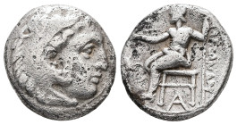 Kings of Macedon. Alexander III "the Great", 336-323 BC. AR, Drachm. 3.93 g. - 16.61 mm. Late lifetime-early posthumous issue of Sardes, ca. 323-319 B...