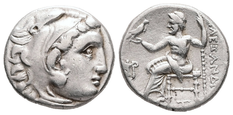Kings of Macedon. Alexander III "the Great", 336-323 BC. AR, Drachm. 4.09 g. - 1...