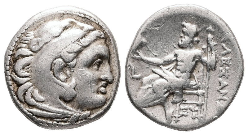 Kings of Macedon. Alexander III "the Great", 336-323 BC. AR, Drachm. 4.22 g. - 1...