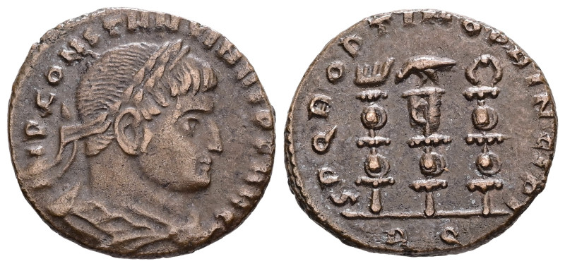 Constantine I, AD 307/310-337. AE, Follis. 3.83 g. 21.22 mm. Rome.
Obv: IMP CONS...