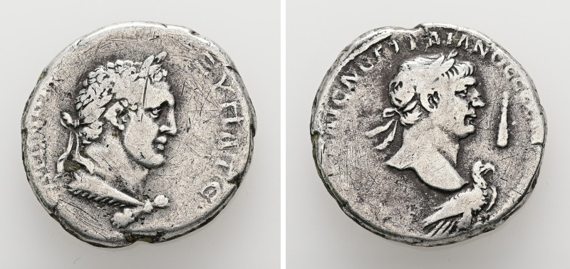 Syria, Antioch. Trajan, AD 98-117. AR, Tetradrachm. 14.42 g. 25.84 mm. 
Obv: [ΔΗ...