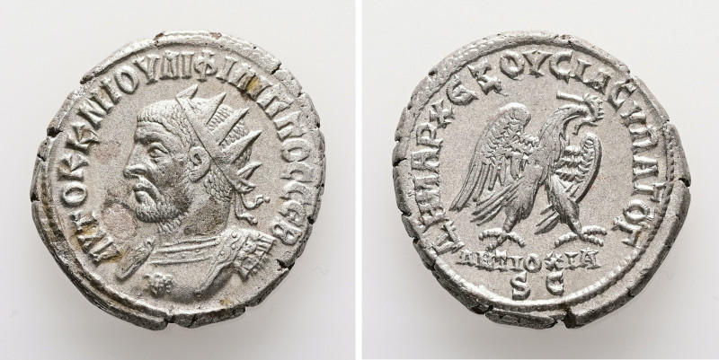 Syria, Antioch. Philip I, AD 244-249. AR, Tetradrachm. 11.88 g. 27.14 mm.