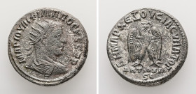 Syria, Antioch. Philip II, AD 247-249. AR, Tetradrachm. 11.34 g. 25.01 mm.
Obv: ΜΑΡ ΙΟΥΛΙ ΦΙΛΙΠΠΟϹ ΚΕϹΑΡ. Radiate and draped bust of Philip II, right....