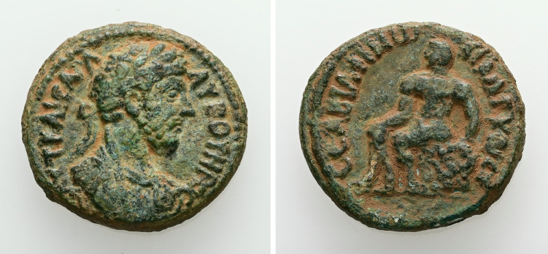 Syria, Decapolis. Abila. Lucius Verus, AD 161-169. AE. 10.60 g. 25.33 mm.
Obv: ...