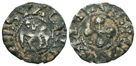 France. Feudal, Bishops of Valence, 12-13th century. AR, Denier. 1.13 g. 17.92 mm. 
Obv: Cross pomme with annulet in fourth quarter.
Rev: Winged angel...