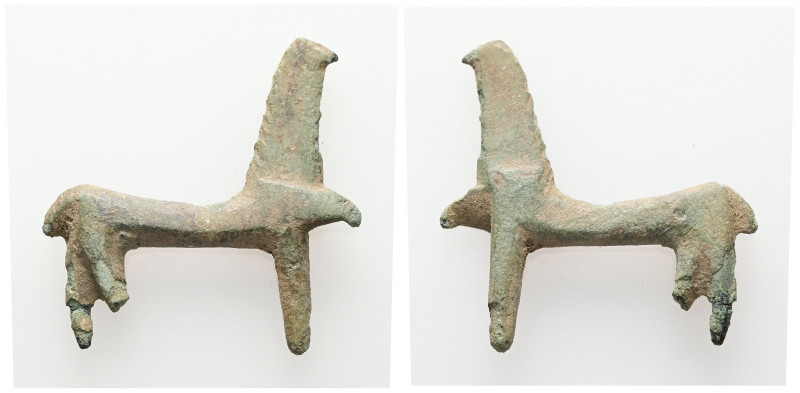 AE Greco-Roman bronze horse figurine (1st–3rd centuries AD)
Bronze advancing hor...