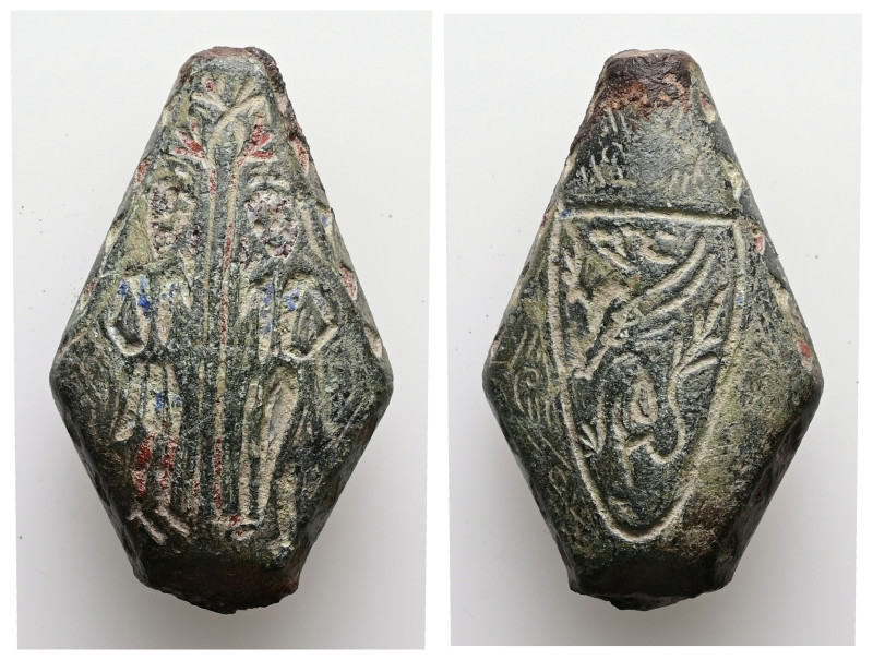 Crusader lozenge-shaped pommel (AD 12th–13th centuries)
A lozenge-shaped pommel...