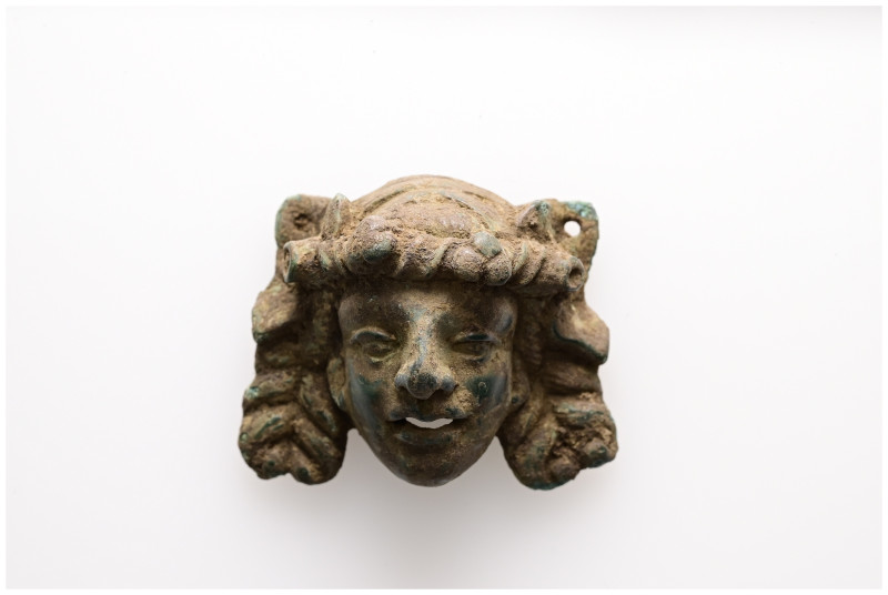 Roman bronze applique (AD 1st–3rd centuries)
Bronze applique in the form of Dio...