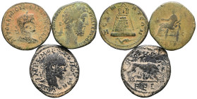 Lot of 3 unclassified See picture. LOT SOLD AS IS, NO RETURNS.(A13)
"Repatinated"