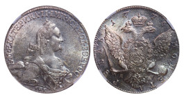 Russian Empire, 1 Rouble, 1776 year, SPB-YaCh, TI, NGC, AU 58