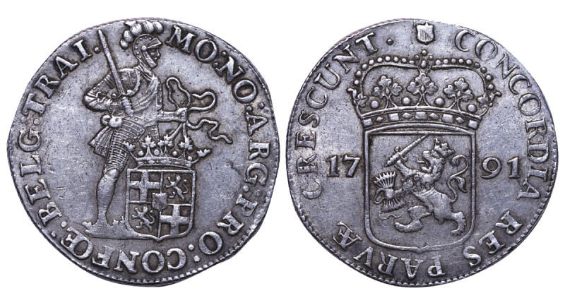 Province of Utrecht (Dutch Republic), 1 silver ducat, 1791 year, Silver, 28,25 g...