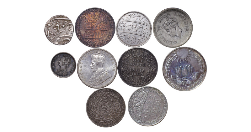 Bombay Presidency (British India), 1 rupee, 1215 (1832) year, Silver, 11,59 gr, ...