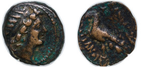 Greece (ancient) Seleucid Empire 175 BC - 164 BC AE Chalkon - Antiochos IV Bronze 4.37g VF SC 1391