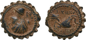 Greece (ancient) Seleucid Empire 175 BC - 172 BC AE Chalkon - Antiochos IV Bronze 4.87g VF SC2 1421 SCO 1.1421 SC2 1422 SCO 1.1