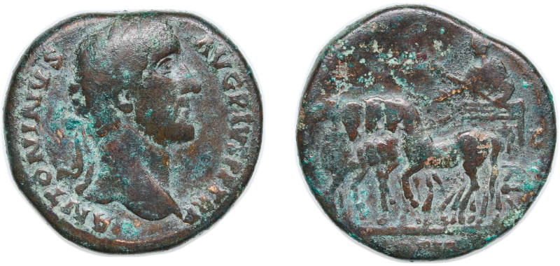 Rome Roman Empire 145 - 161 AE Sestertius - Antoninus Pius (COS IIII S C) Bronze...